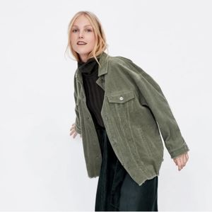 Zara Green corduroy jacket